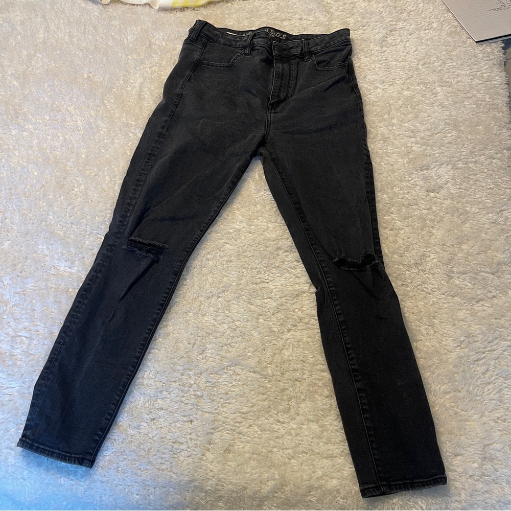 American Eagle Outfitters super high rise jegging AEO Denim X - size 14 regular